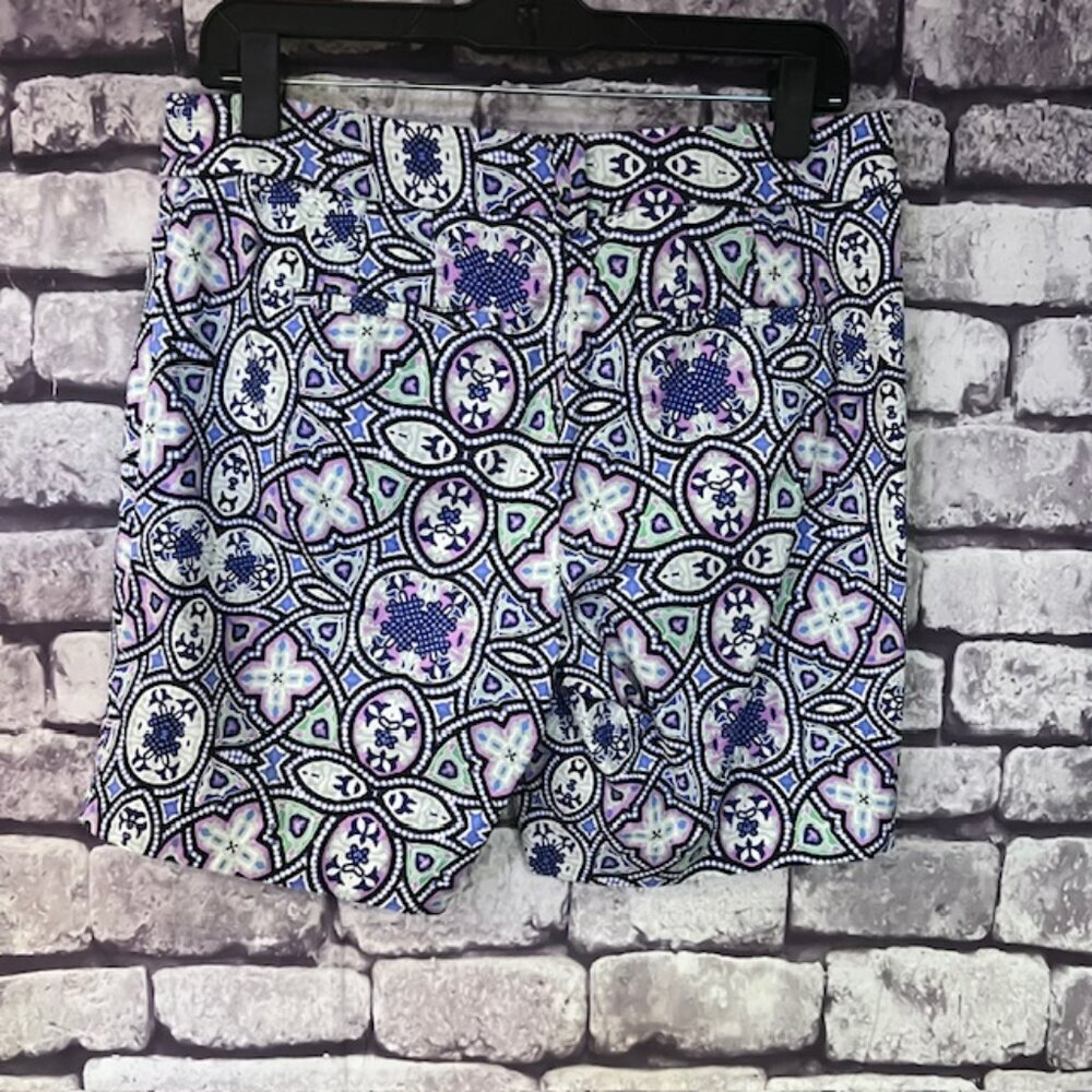 Talbots Blue & Purple Shorts Size 4 - Picture 5 of 9
